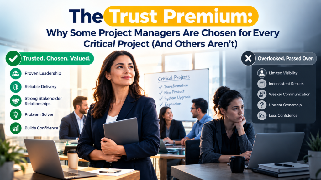 The Trust Premium: Why Some Project Managers Are Chosen for Every Critical Project (And Others Aren't)