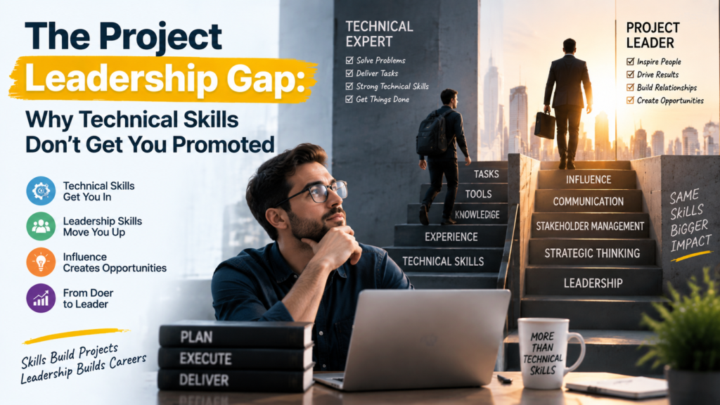 The Project Leadership Gap: Why Technical Skills Don't Get You Promoted